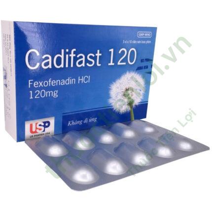 Cadifast Fexofenadin 120 USP (H/30V)