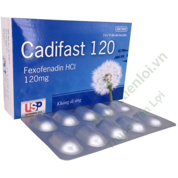 Cadifast Fexofenadin 120 USP (H/30V)