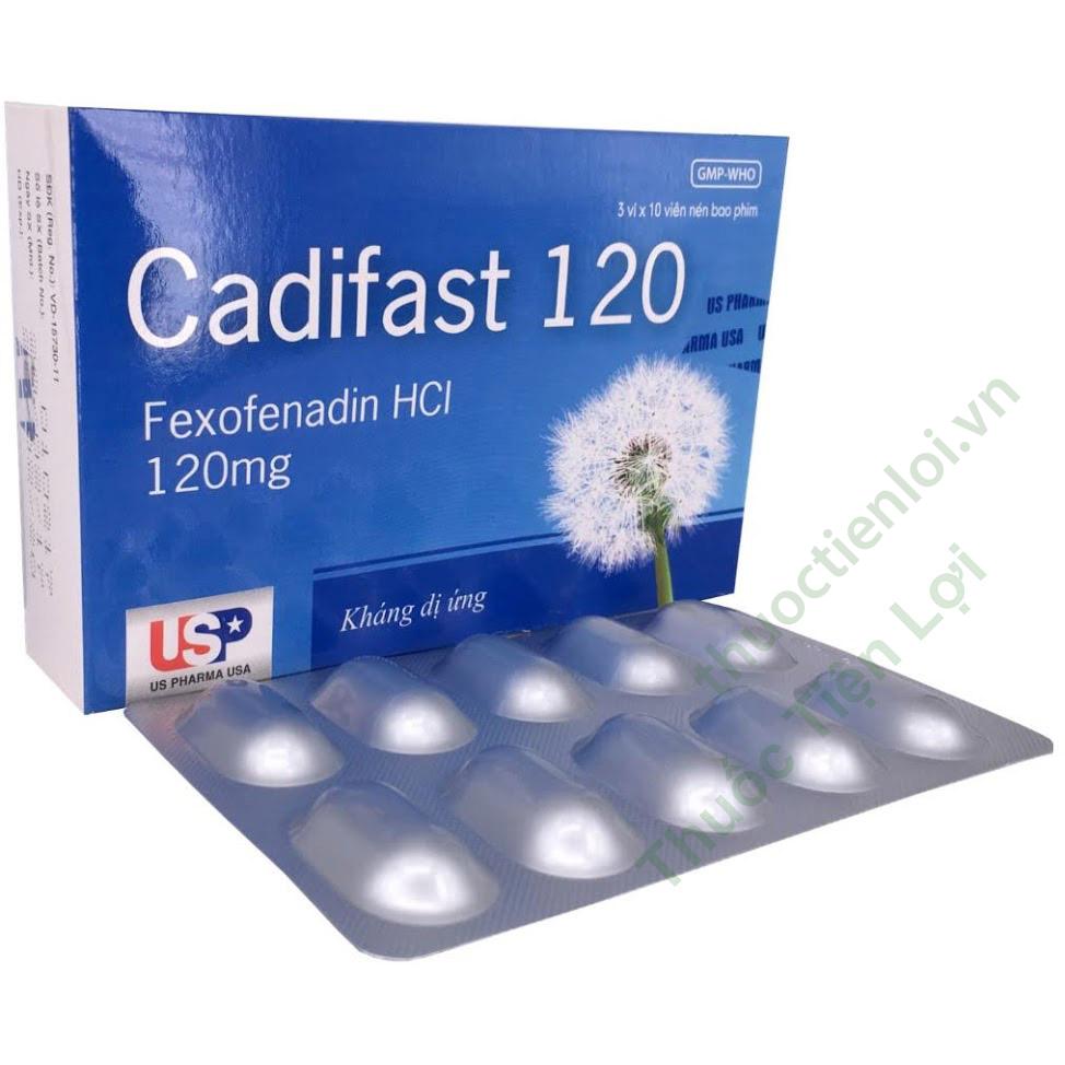 Cadifast Fexofenadin 120 USP (H/30V) 1 Cadifast Fexofenadin 120 USP (H/30V)