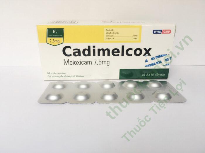 Cadimelcox Meloxicam 7.5Mg USP (H/100V)