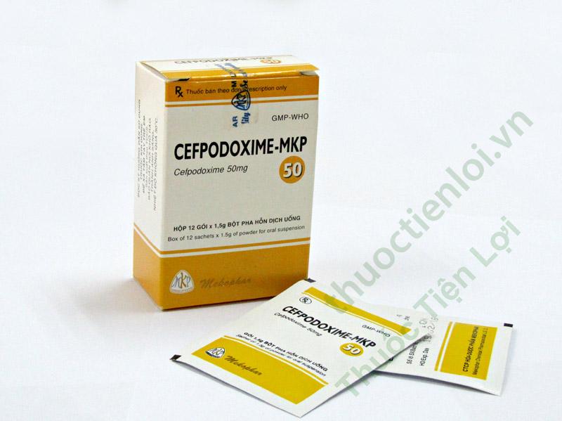 Cefpodoxime-MKP 50 Mekophar (H/12G) 1 Cefpodoxime-MKP 50 Mekophar (H/12G)