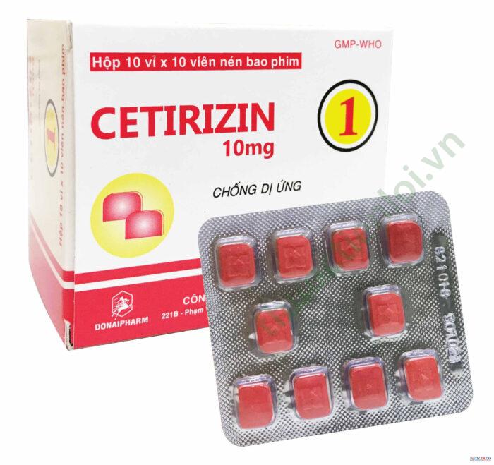 Cetirizin 10Mg - Donaipharm (H/100V)