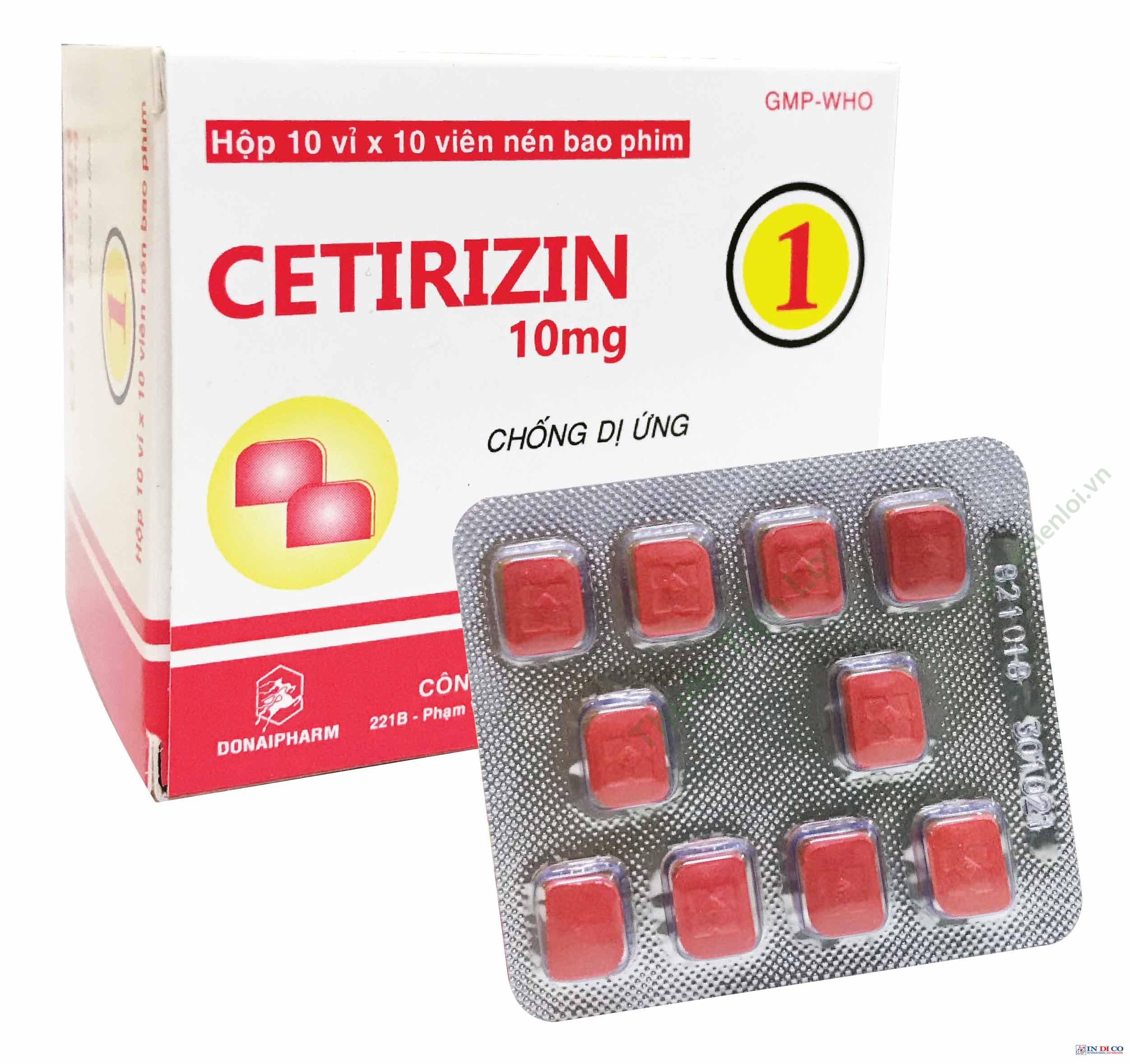 Cetirizin 10Mg - Donaipharm (H/100V) 1 Cetirizin 10Mg - Donaipharm (H/100V)