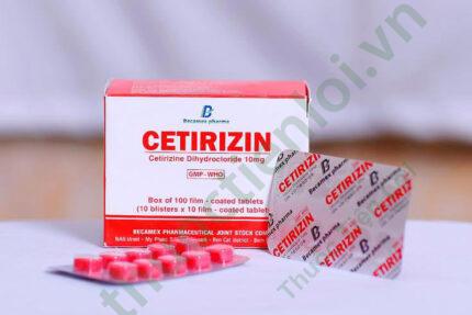 Cetirizin Becamexpharma (H/100V) (Đỏ)