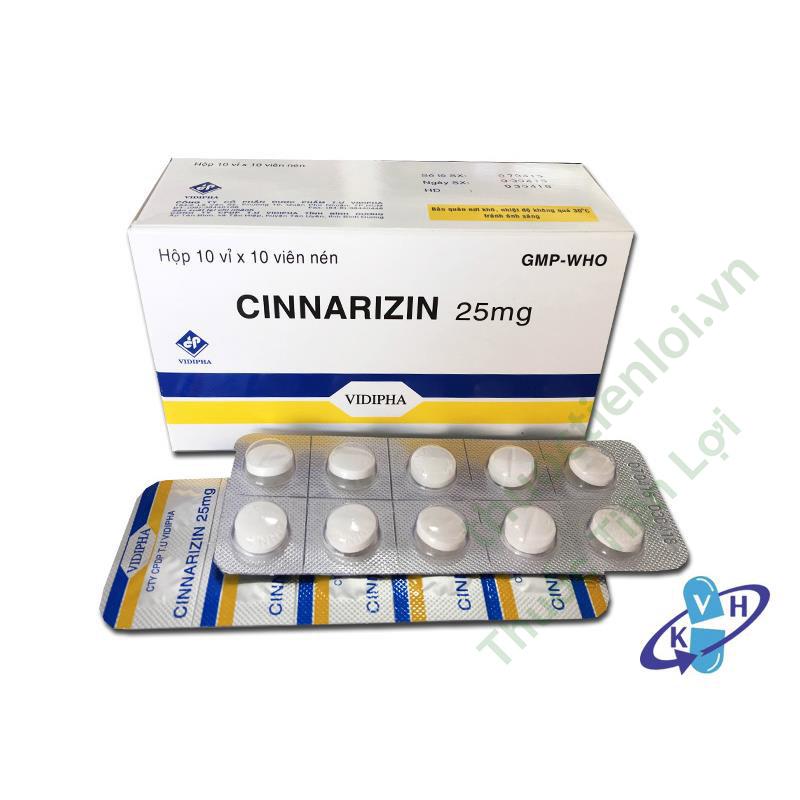 Cinarizin 25Mg - Vidipha (H/100V) 1 Cinarizin 25Mg - Vidipha (H/100V)