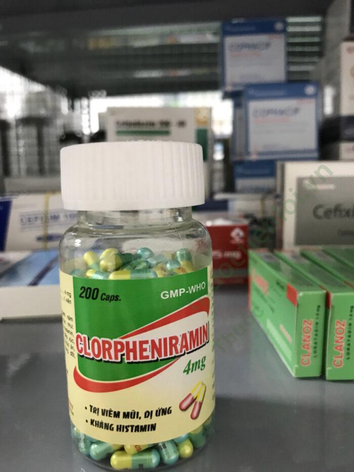 Clorpheniramin 4Mg - NIC Pharma (C/500V) (Ngọt)