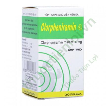 Clorpheniramin 4Mg DHG (C/200V)