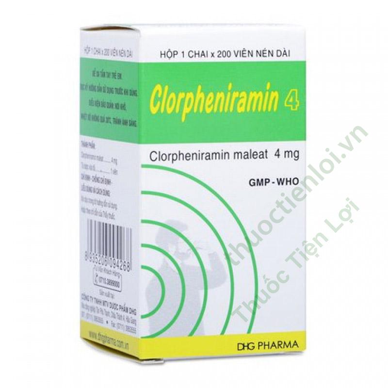 Clorpheniramin 4Mg DHG (C/200V) 1 Clorpheniramin 4Mg DHG (C/200V)