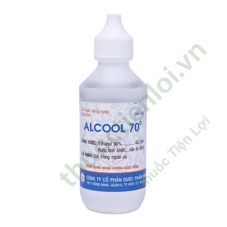 Cồn 70 Độ OPC (L/10C/60ML) Trắng 1 Cồn 70 Độ OPC (L/10C/60ML) Trắng