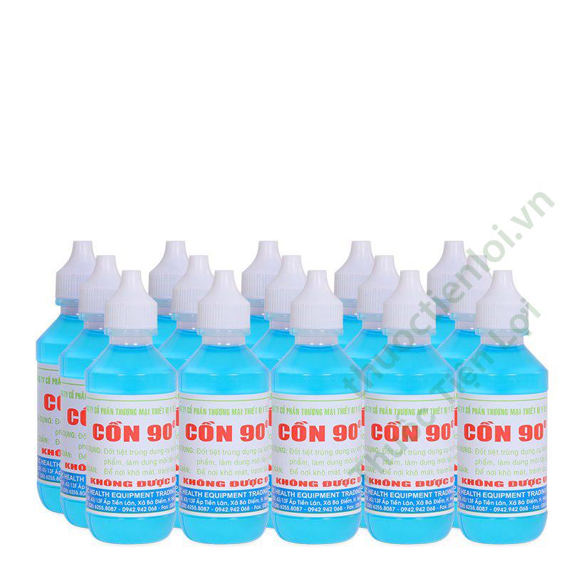 Cồn 90 Độ Vinphaco (Lốc/10C) (Xanh) 1 Cồn 90 Độ Vinphaco (Lốc/10C) (Xanh)