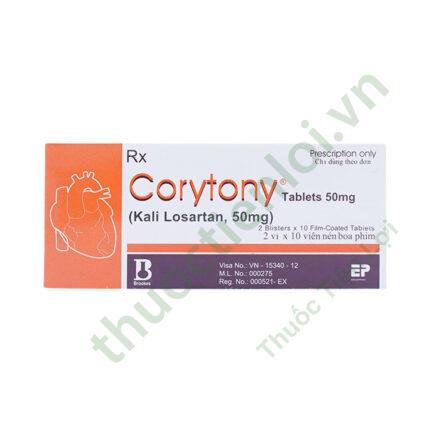 Corytony Losartan 50Mg Bookes Pharma (H/20V)
