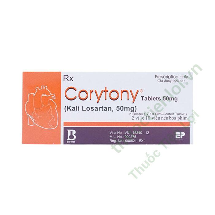 Corytony Losartan 50Mg Bookes Pharma (H/20V)