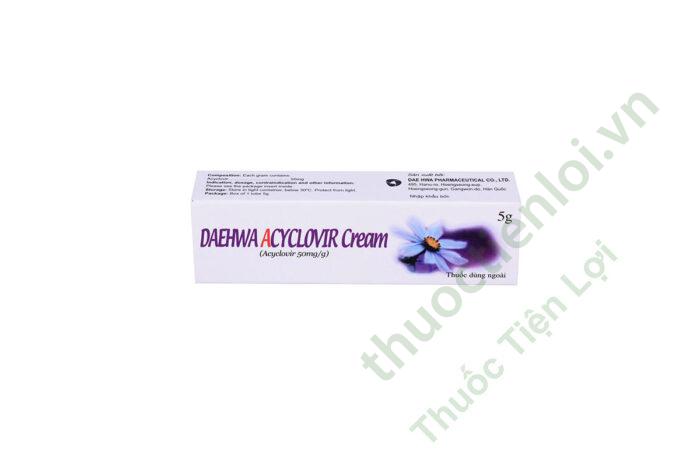 Daehwa Acyclovir Cream (Tuýp/5Gr)