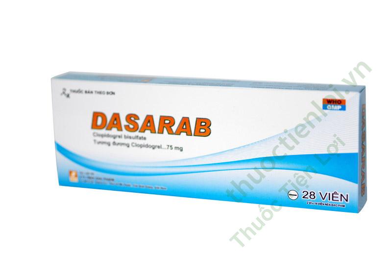 Dasarab Clopidoprel 75Mg Davipharm (H/28V) 1 Dasarab Clopidoprel 75Mg Davipharm (H/28V)