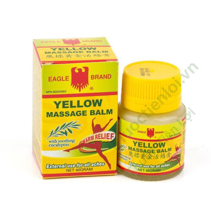Dầu Cù Là Yellow Balm Eagle Brand (L/40Gr)