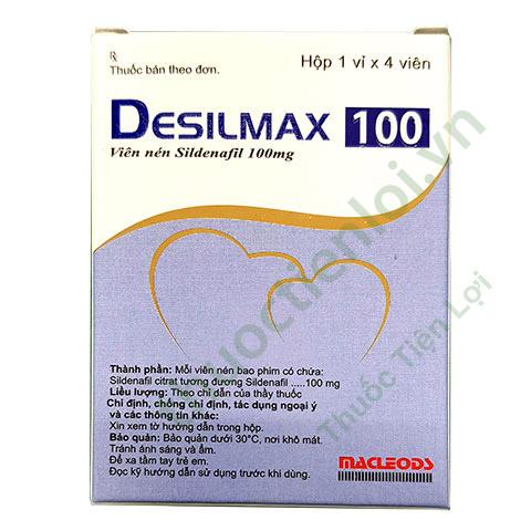 Desilmax Sildenafil 100Mg Macleods (H/4V) 1 Desilmax Sildenafil 100Mg Macleods (H/4V)