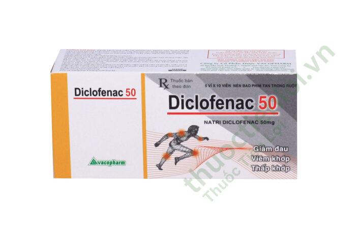 Diclofenac 50 - Vacopharm (H/50V)