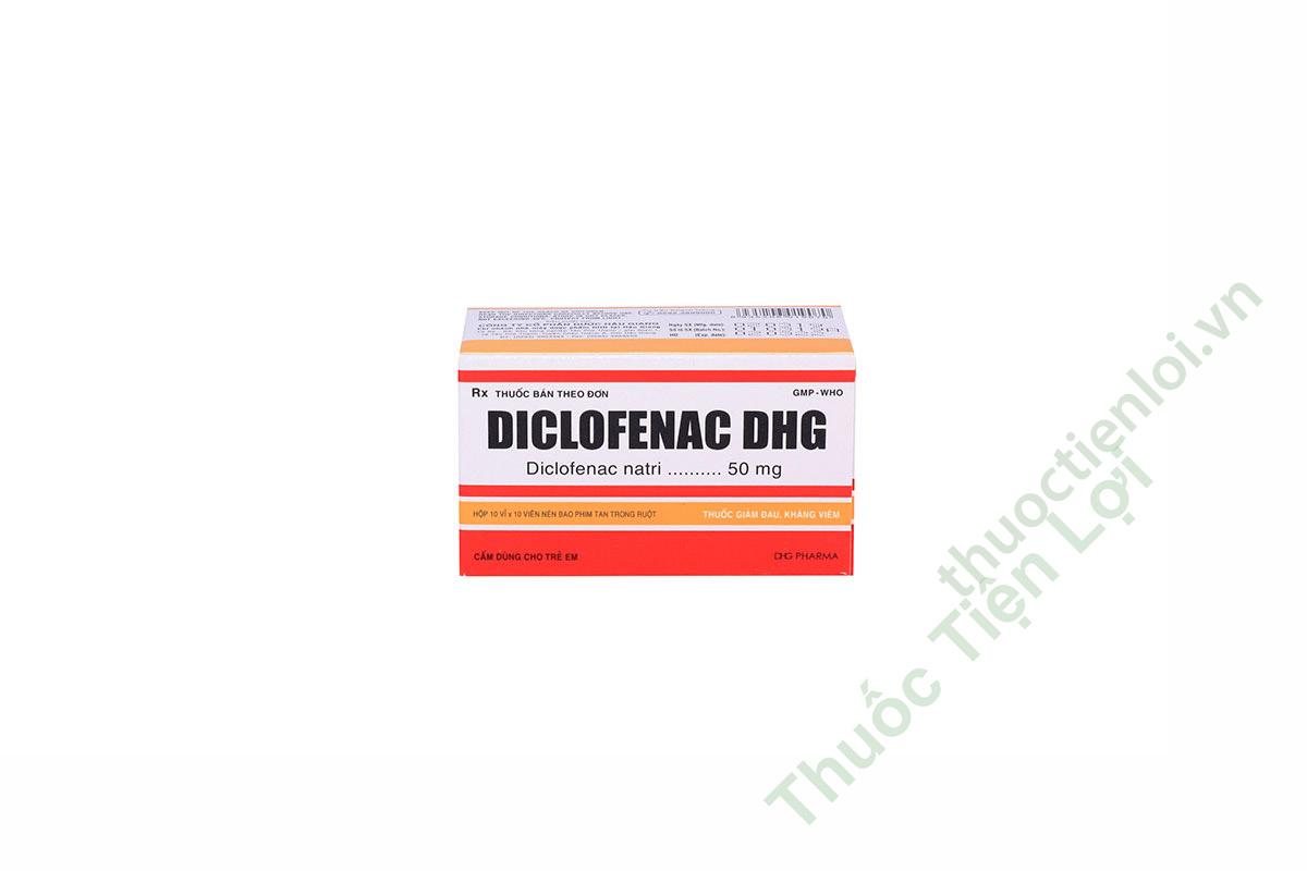 Diclofenac 50Mg - DHG (H/100V) 1 Diclofenac 50Mg - DHG (H/100V)