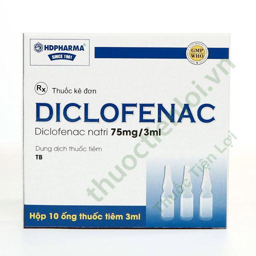 Diclofenac 75Mg/3ML Hd Pharma (H/10O) 1 Diclofenac 75Mg/3ML Hd Pharma (H/10O)