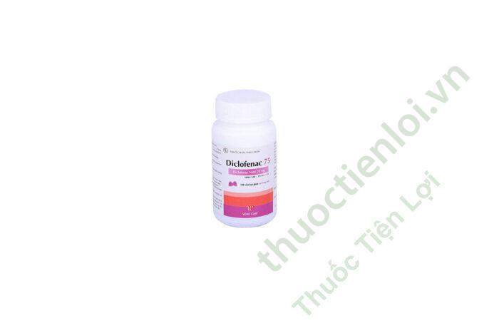 Diclofenac 75Mg - Thanh Nam (C/100V)