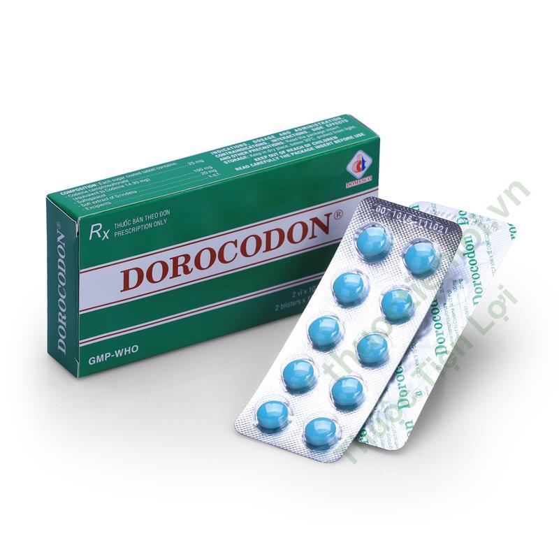 Dorocodon - Domesco ( Hộp/ 20 Viên ) 1 Dorocodon - Domesco ( Hộp/ 20 Viên )