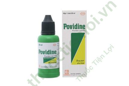 Dung Dịch Phụ Khoa Povidin 10% - Pharmedic (C/90ML) (Xanh)