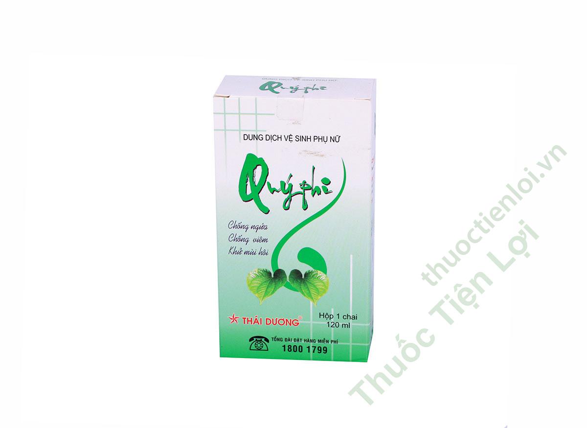 Dung Dịch Vệ Sinh Phụ Nữ Quý Phi Xanh - Thái Dương (C/120ML)