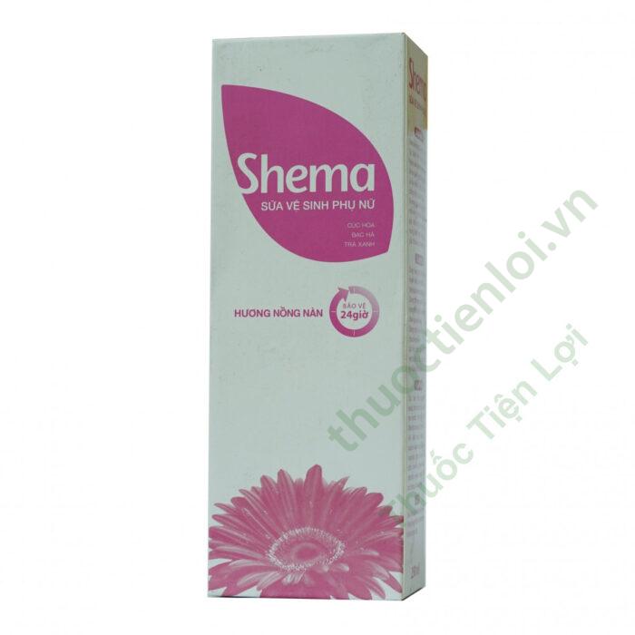 Dung Dịch Vệ Sinh Phụ Nữ Shema Hồng (Chai 200ML)