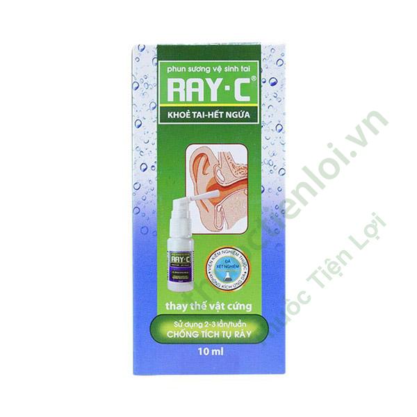Ray-C (C/10ML) - Dung Dịch Vệ Sinh Tai 1 Ray-C (C/10ML) - Dung Dịch Vệ Sinh Tai