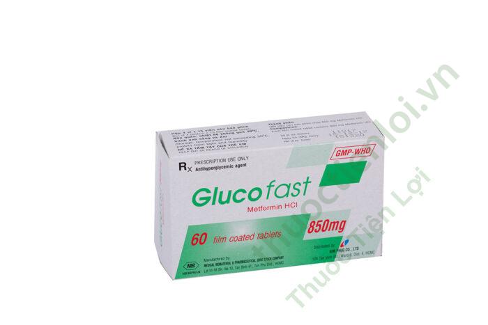 Glucofast 850Mg - Mebiphar (H/60V)