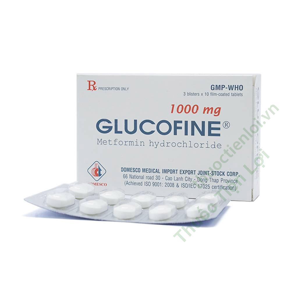 Glucofine 1000Mg - Domesco (H/30V) 1 Glucofine 1000Mg - Domesco (H/30V)