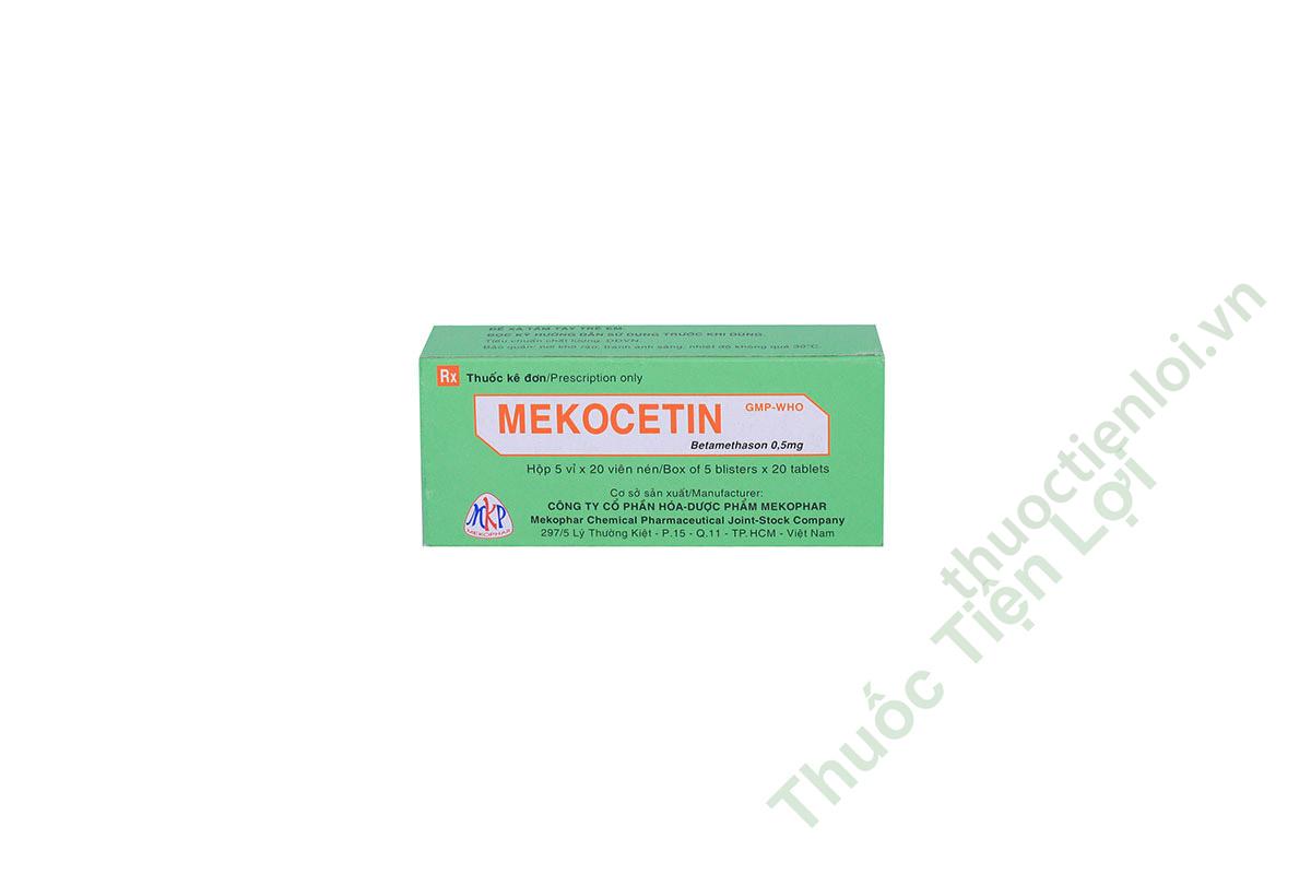 Mekocetin Betamethason 0 Mekocetin Betamethason 0.5Mg Mekophar (H/100V)