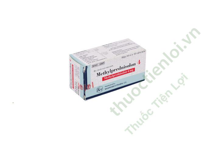 Methylprednisolon 4Mg Khapharco (H/100V)