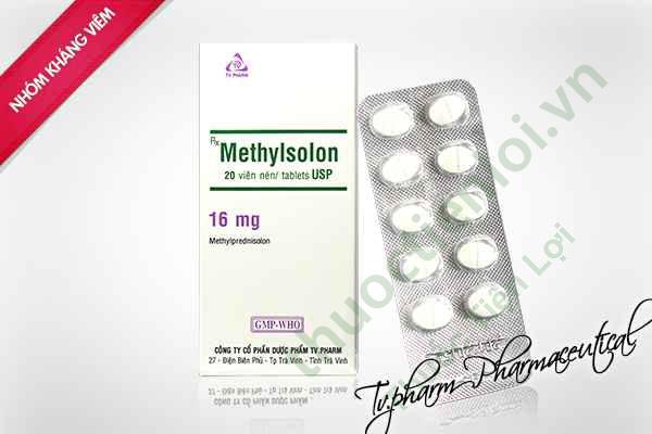 Methysolon Methylprednisolon 16Mg T Methysolon Methylprednisolon 16Mg T.V Pharm (H/20V)