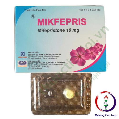 Mikfepris Mifepriston 10Mg - Nam Hà (H/1V) 1 Mikfepris Mifepriston 10Mg - Nam Hà (H/1V)
