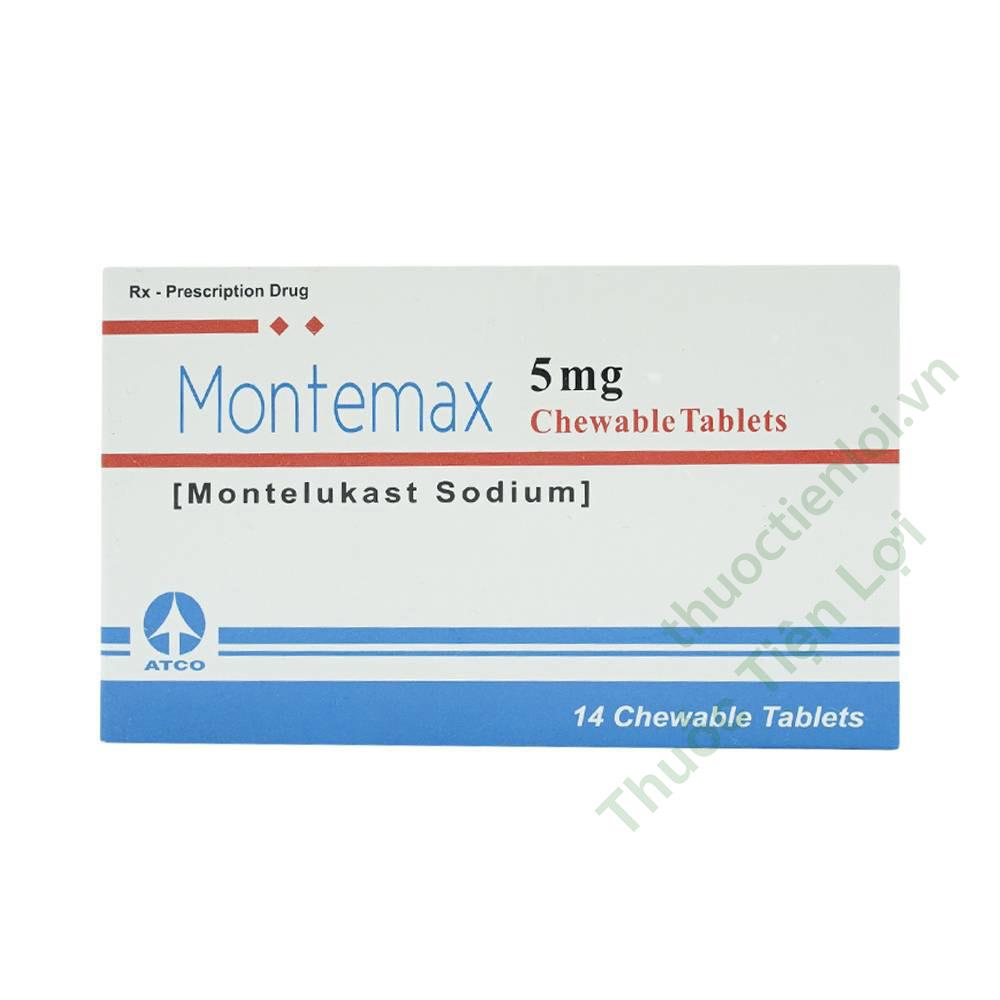Montemax Montelukast 5Mg - Atco (H/14V) 1 Montemax Montelukast 5Mg - Atco (H/14V)