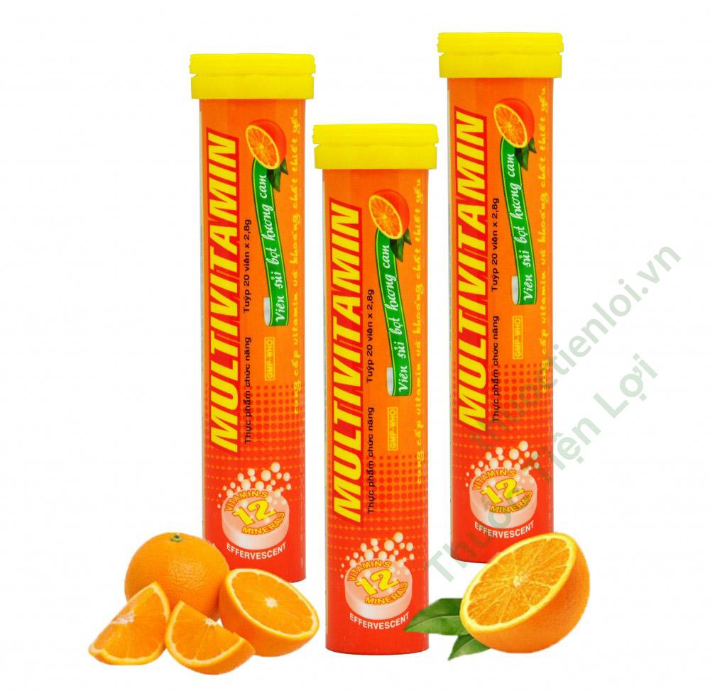 Multivitamin - OPC (T/20V) (Sủi) 1 Multivitamin - OPC (T/20V) (Sủi)