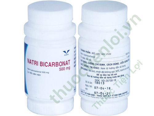 Natri Bicarbonat 500Mg - Bidiphar (C/160V) 1 Natri Bicarbonat 500Mg - Bidiphar (C/160V)