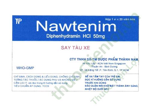 Nawtenim 50Mg Thành Nam (H/20V) 1 Nawtenim 50Mg Thành Nam (H/20V)