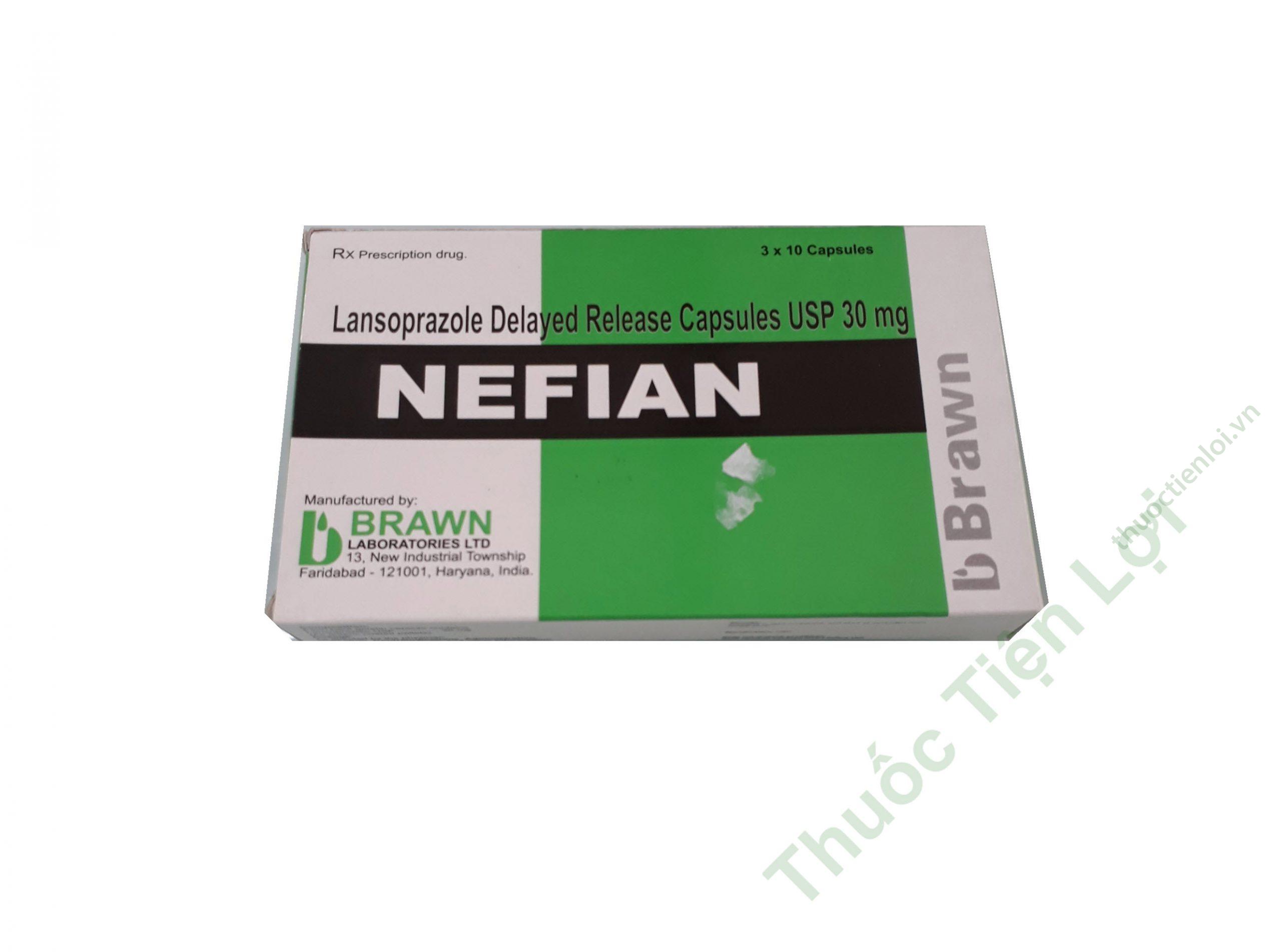 Nefian Lansoprazol - Braw (H/30V) 1 Nefian Lansoprazol - Braw (H/30V)