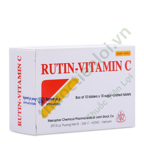 Rutin Vitamin C Mekophar (H/100V) 1 Rutin Vitamin C Mekophar (H/100V)
