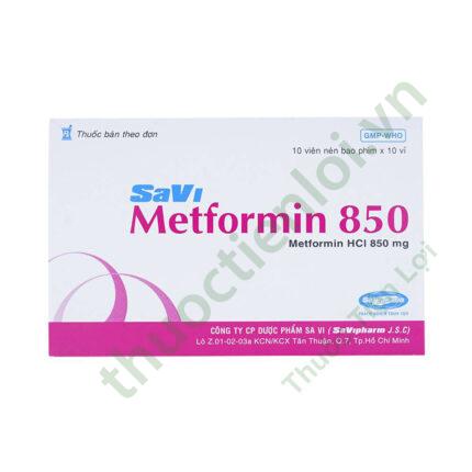 Savi Metformin 850Mg SaVipharm (H/100V)