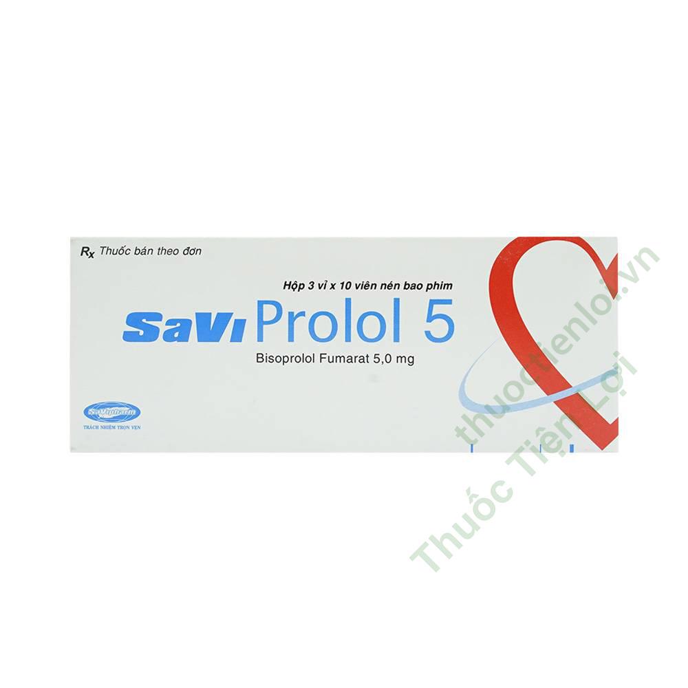Savi Prolol 5 - SaVipharm (H/30V) 1 Savi Prolol 5 - SaVipharm (H/30V)