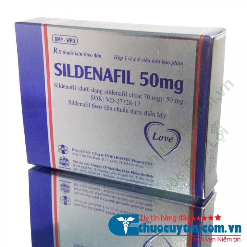 Sildenadil 50Mg Ba Đình (H/4V) 1 Sildenadil 50Mg Ba Đình (H/4V)
