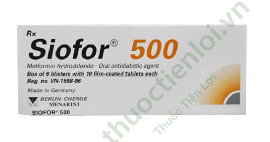 siofor_500_60v.jpg Siofor Metformin 500Mg Menarini h/60v - Ảnh 1