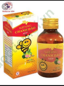 Siro Mật Ong Chanh Đào Mediphar (C/120ML) 1 Siro Mật Ong Chanh Đào Mediphar (C/120ML)