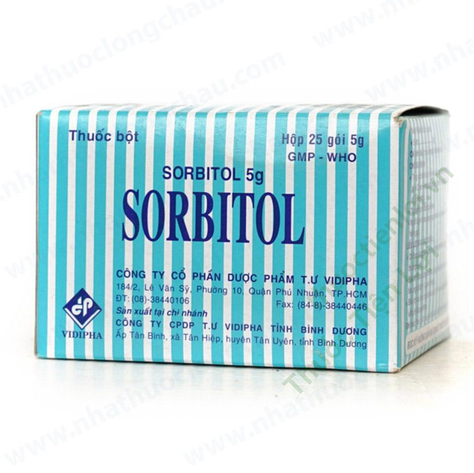 Sorbitol Vidipha (H/25Gói/5G) 1 Sorbitol Vidipha (H/25Gói/5G)
