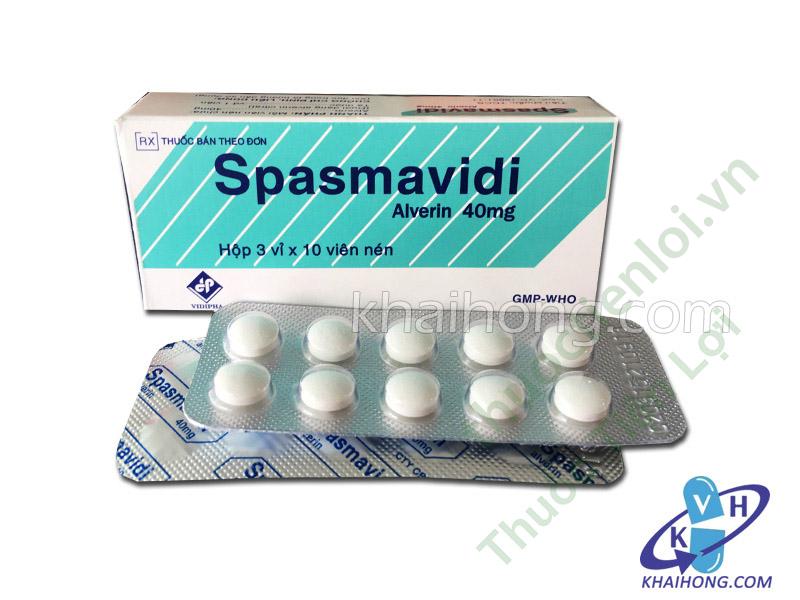Spasmavidi Alverin 40Mg Vdp (H/30V) 1 Spasmavidi Alverin 40Mg Vdp (H/30V)