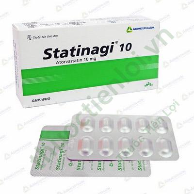Statinagi Atorvastatin 10Mg Agimexpharm (H/30V)