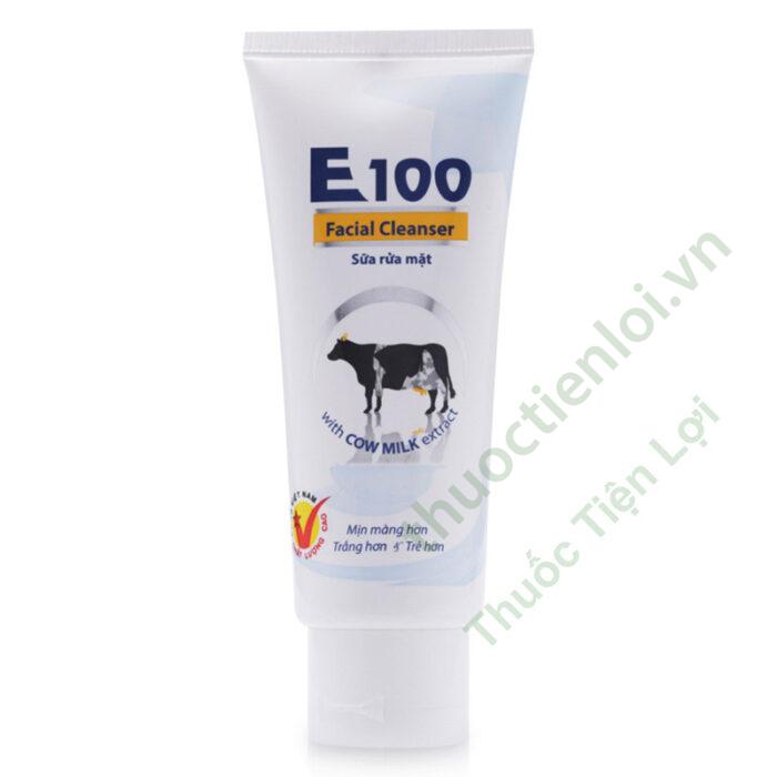 Sữa Rửa Mặt Sữa E100 Tinh Chất Sữa Bò Tươi Vietcos (Tuýp 50G)